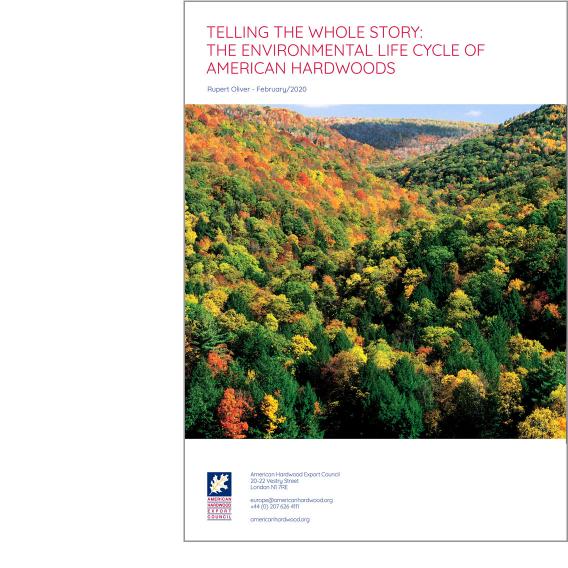 Telling the whole story: The environmental life cycle of American hardwoods