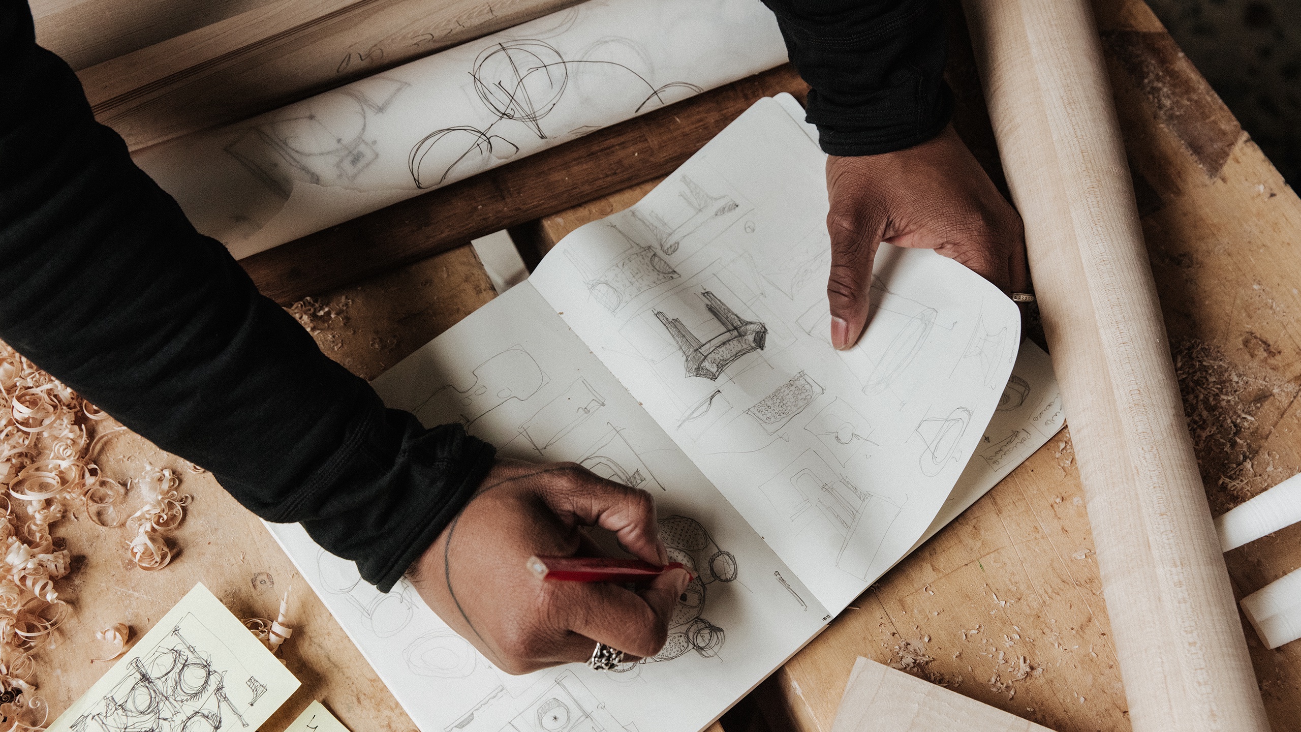 Sketches for ‘Communion’ by Giles Tettey Nartey