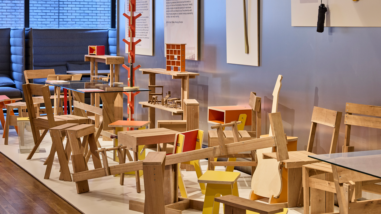 Kingston students create furniture using lower grades of American cherry