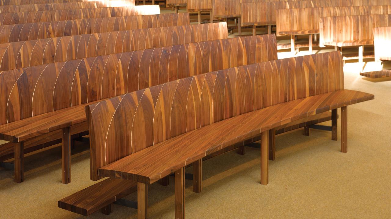 AHEC | American walnut | Worth Abbey Church