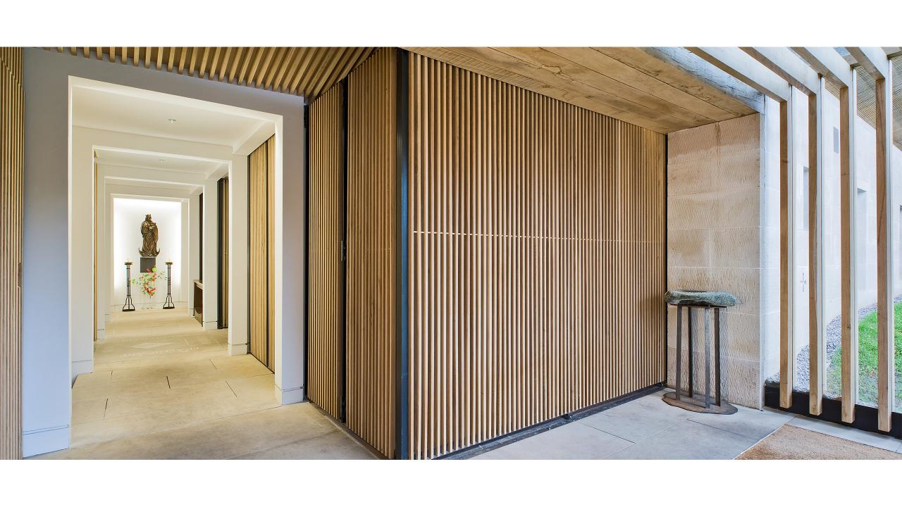 Chapel foyer and narthex