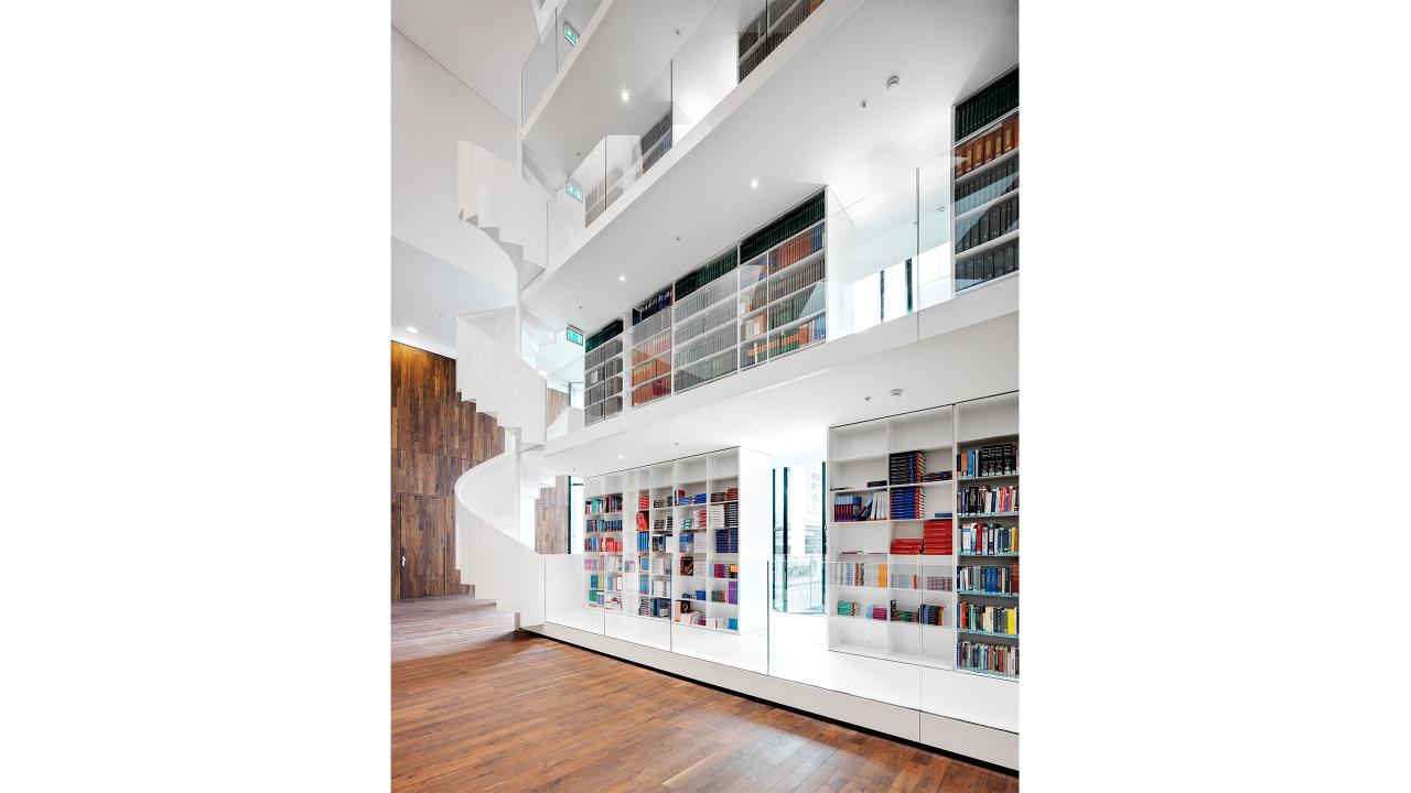 Education centre flooring and walls