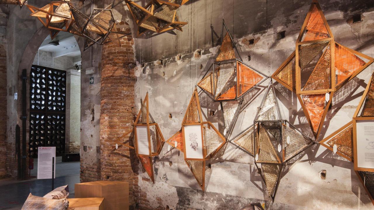 weaving architecture finished piece